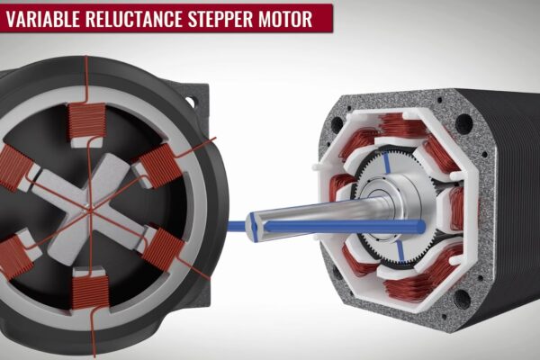 Variable reluctance stepper motor